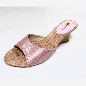 Wear Ever by Bare Traps Rydel Pink Wedge Sandals